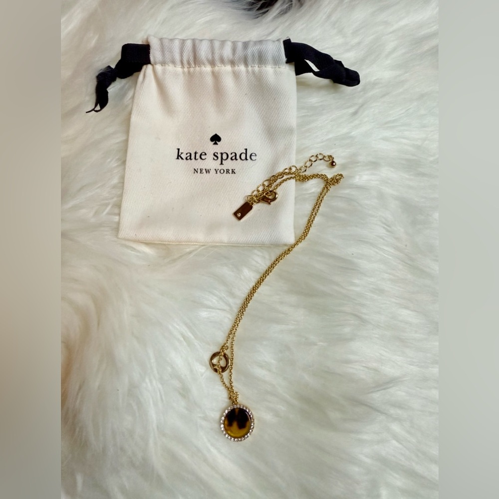 EUC Novelty Kate Spade Run Wild Leopard Necklace